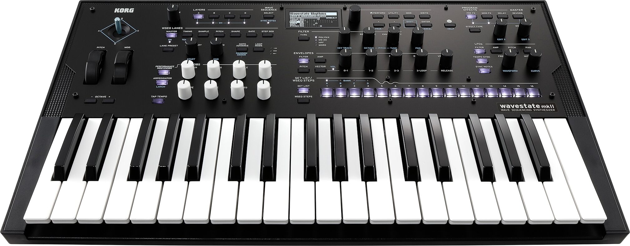 Korg Wavestate MKII Wave Sequencing Keyboard Synthesizer, New, Main