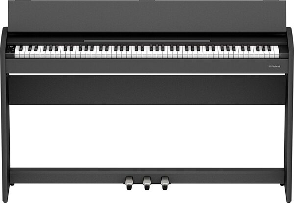 Roland F-107 Digital Piano, Black, Action Position Back
