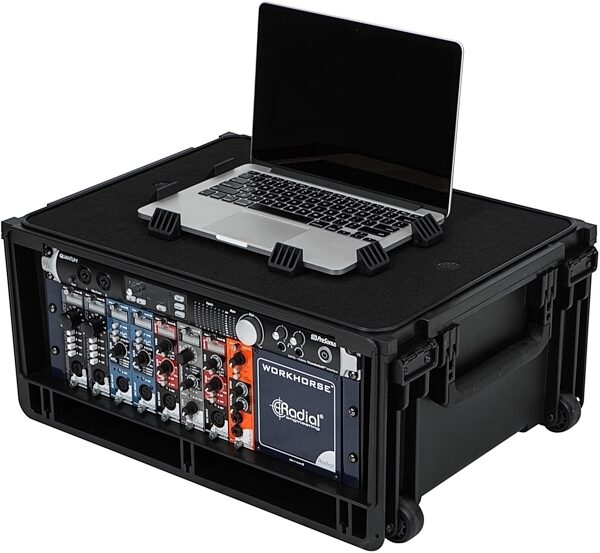 SKB 1SKB-iSF4U Molded 4U Studio Flyer Rack Case, New, View