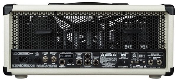 EVH Eddie Van Halen 5150III 50-Watt 6L6 Tube Guitar Amplifier Head, Ivory, View