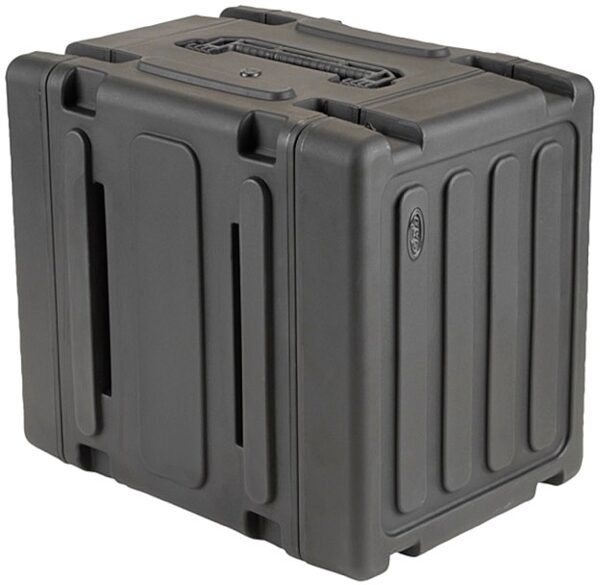 SKB Roto Shockmount 20" Deep Rack Case with Wheels, 8U, 3SKB-R08U20W, view