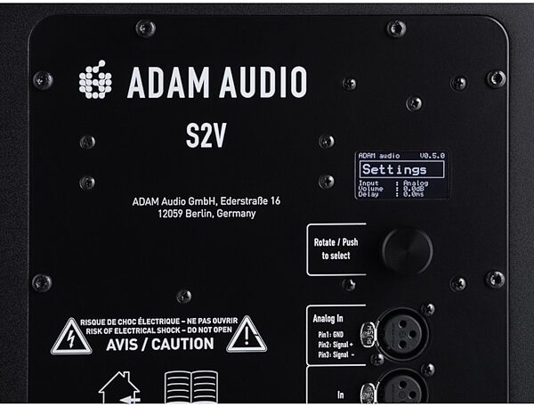 ADAM Audio S2V Active Nearfield Studio Monitor, New, Alt