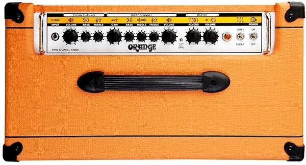 Orange CR60C Crush Guitar Combo Amplifier (1x12"), Orange, Top