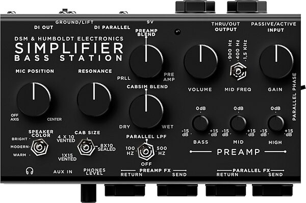 DSM Humboldt Simplifier Bass Station Preamp, New, Action Position Back