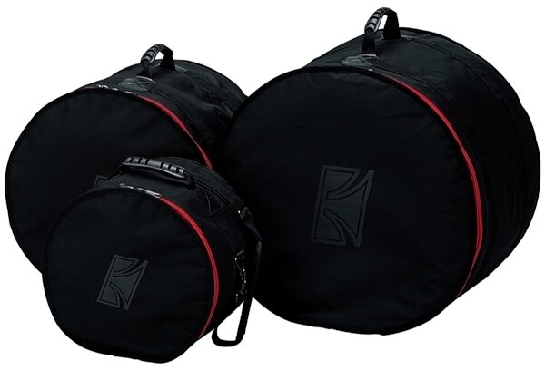 Tama Standard Series Drum Bags, 10 inch TT, 13 inch+14 inch FT Dual Bag, 18 inch BD, 3 Bags to Fit 4-Piece Club Jam Kit, Main