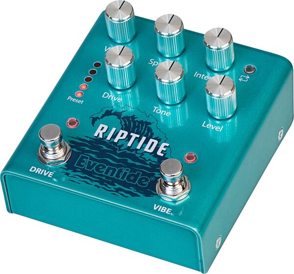 Eventide Riptide Drive and Vibe Pedal, New, Action Position Back