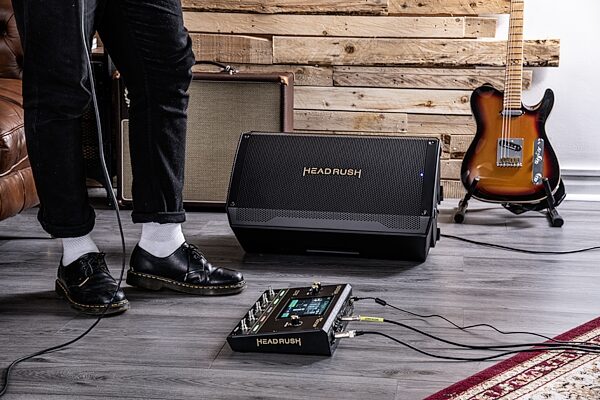 HeadRush FRFR112 MKII Bluetooth Powered Speaker Cabinet (2500 Watts), New, Action Position Back