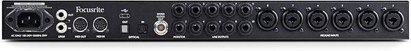Focusrite Clarett Plus 8Pre USB Audio Interface, New, Main Back
