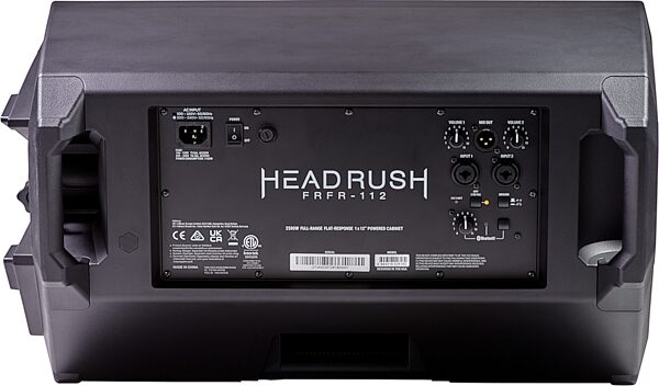 HeadRush FRFR112 MKII Bluetooth Powered Speaker Cabinet (2500 Watts), New, Action Position Back