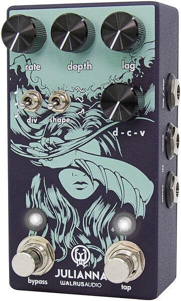 Walrus Audio Julianna Deluxe Chorus Vibrato Pedal, New, Action Position Back