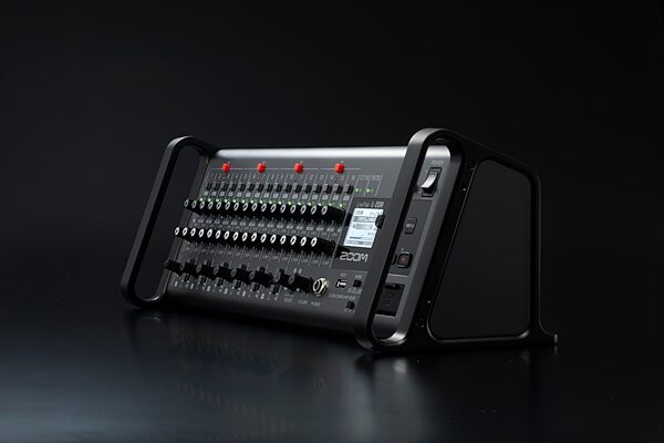 Zoom LiveTrak L-20R Portable Digital Mixer and Recorder, New, Action Position Front