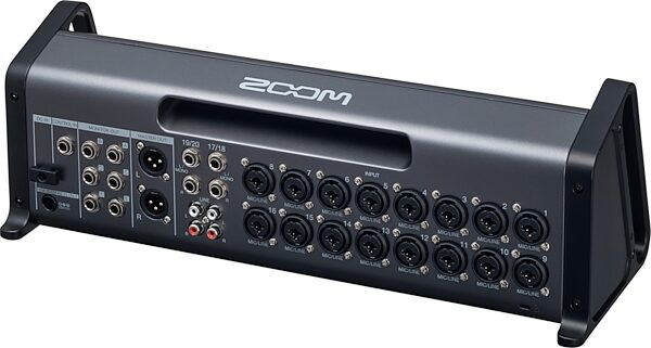 Zoom LiveTrak L-20R Portable Digital Mixer and Recorder, New, Action Position Back