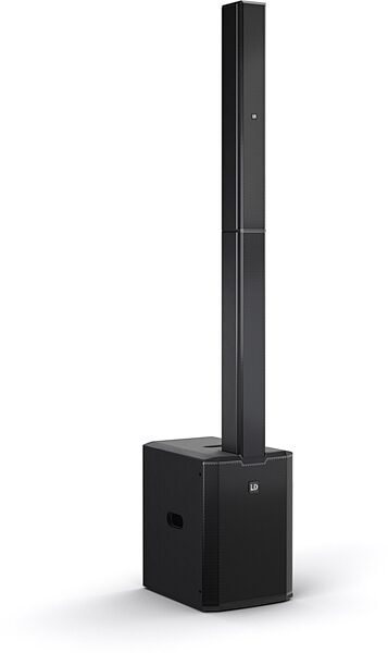 LD Systems MAUI 28 G3 Compact Powered PA System, Black, Action Position Back