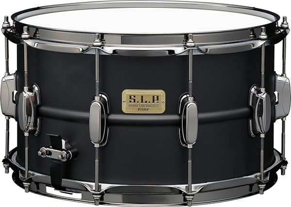 Tama SLP Limited Edition Big Black Steel Snare Drum, 8x14&quot;, Action Position Back
