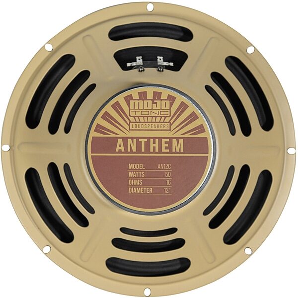 Mojotone AN12C Anthem Guitar Speaker (12"), 16 Ohms, Action Position Back