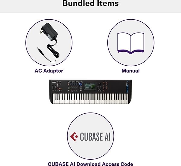 Yamaha MODX7 Plus Keyboard Synthesizer, 76-Key, New, Detail Control Panel