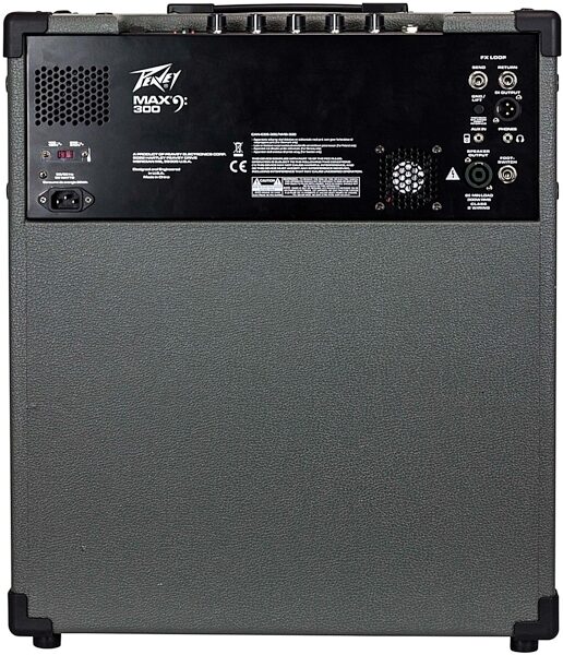 Peavey MAX 300 Bass Guitar Combo Amplifier, New, Main Back