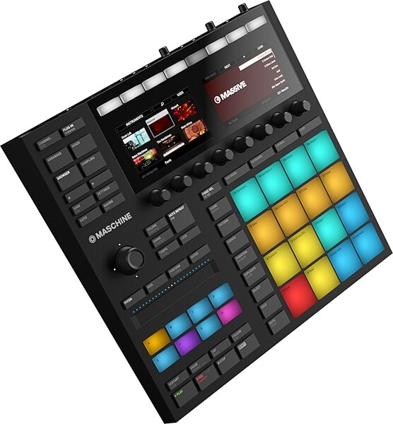 Native Instruments Maschine MK3 Groove Production Studio, Black, Action Position Back