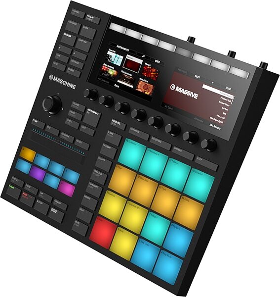 Native Instruments Maschine MK3 Groove Production Studio, Black, Action Position Back