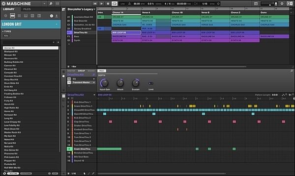Native Instruments Maschine MK3 Groove Production Studio, Black, view