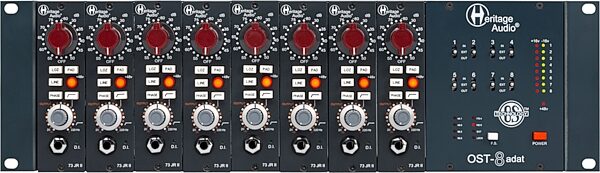 Heritage Audio OST-8 ADAT 500-Series Rack, 8-Slot, New, Action Position Back