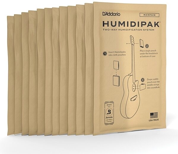 D'Addario Humidipak Replacement 12-Pack, 12-Pack, view