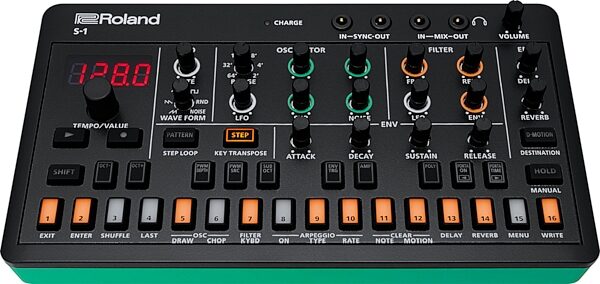 Roland AIRA Compact S-1 Tweak Desktop Polyphonic Synthesizer, New, Action Position Front