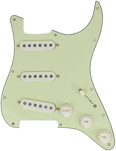 Mojotone 67 Quiet Coil Hot Bridge Prewired Pickguard, New, Action Position Back