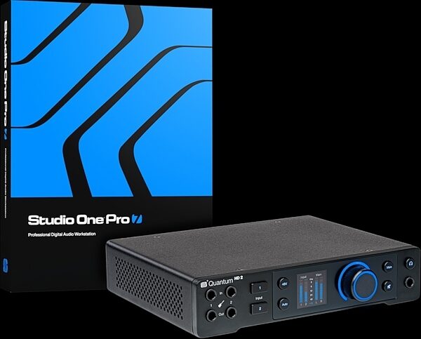 PreSonus Quantum HD 2 20x24 USB-C Audio Interface, New, main w software