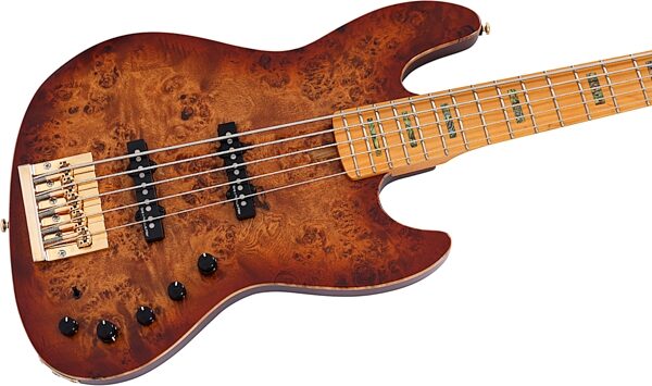 Sire Marcus Miller V10 Electric Bass, 5-String, Natural Satin, Action Position Back