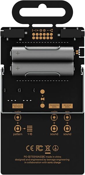 Teenage Engineering PO-32 Tonic Pocket Operator Drum Machine, New, Action Position Back