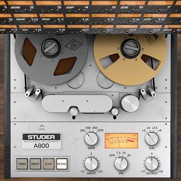 Universal Audio UAD Studer A800 Multichannel Tape Recorder Plug-in Software, Digital Download, Action Position Back