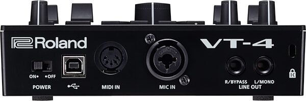 Roland VT-4 Voice Transformer, New, Rear