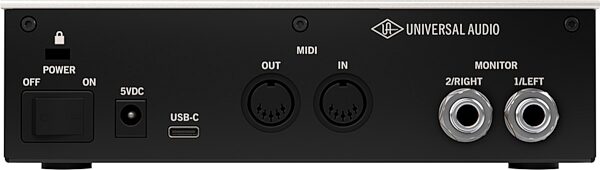Universal Audio Volt 2 USB Audio Interface, New, Back