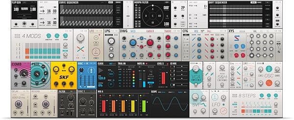 Native Instruments Reaktor 6 Software Synthesizer, Digital Download, Action Position Back