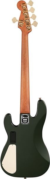 Charvel Pro-Mod San Dimas JJ V Electric Bass, 5-String, Lambo Green, Action Position Back