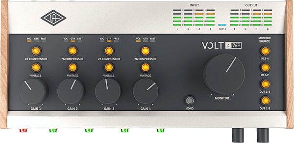 Universal Audio Volt 476P USB Audio Interface, New, Action Position Back