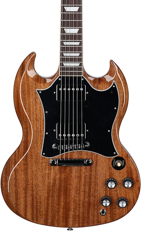 Gibson Exclusive SG Standard Electric Guitar (with Soft Case), Walnut, Body Straight Front