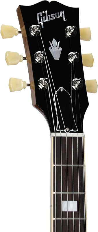 Gibson ES-335 Figured Electric Guitar (with Case), Honey Amber, Serial Number 229840327, Headstock Left Front