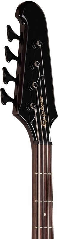 Epiphone Thunderbird IV Electric Bass, Vintage Sunburst, Headstock Left Front