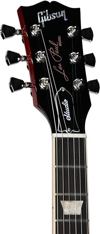 Gibson Les Paul Studio Session Electric Guitar (with Soft Case), Bourbon Burst, Headstock Left Front