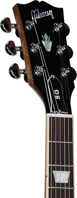Gibson Exclusive SG Standard Electric Guitar (with Soft Case), Walnut, Headstock Left Front