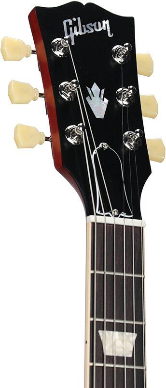 Gibson SG Standard '61 Maestro Vibrola Faded Electric Guitar (with Case), Vintage Cherry Satin, Headstock Left Front
