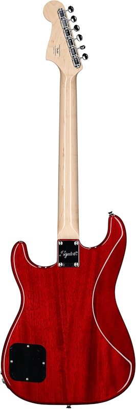 Squier Paranormal Strat-O-Sonic Electric Guitar, Crimson Red, Full Straight Back