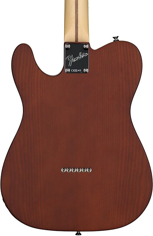 Fender Limited Edition American Performer Telecaster Electric Guitar, with Maple Fingerboard, Sassafras, Mocha, Body Straight Back