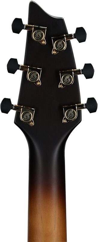 Breedlove Organic Pro Artista Concert CE Acoustic-Electric Guitar (with Case), Burnt Amber, Headstock Straight Back