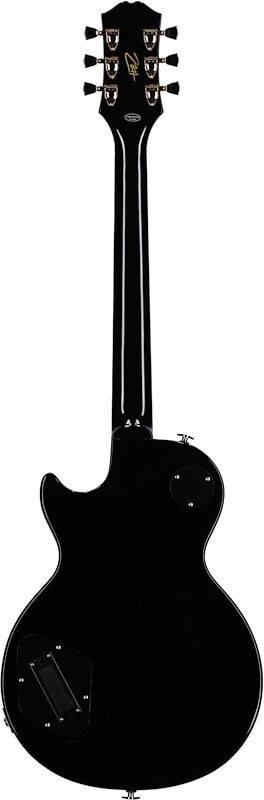 Epiphone Matt Heafy Les Paul Custom Origins Electric Guitar (with Case), Ebony, Headstock Straight Back