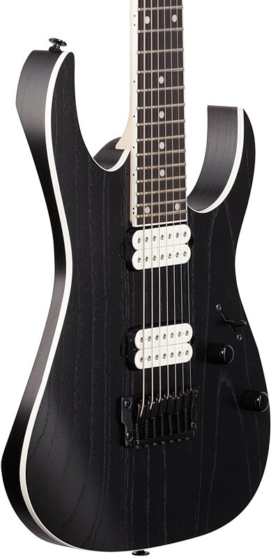 Ibanez RGR752AHBF Prestige Electric Guitar (with Case), Weathered Black, Full Left Front